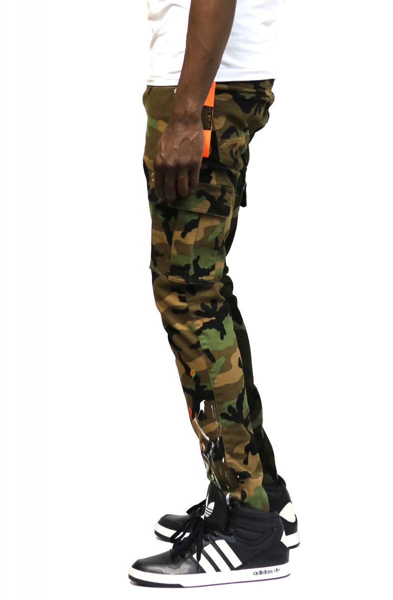 mixed camo pants