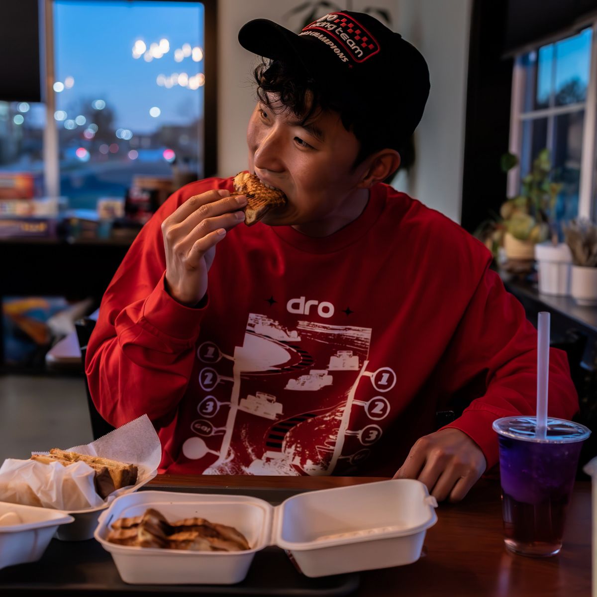 DRO Formula Long Sleeve Tee - Red LS-FORMULA-RED-RED - Karmaloop