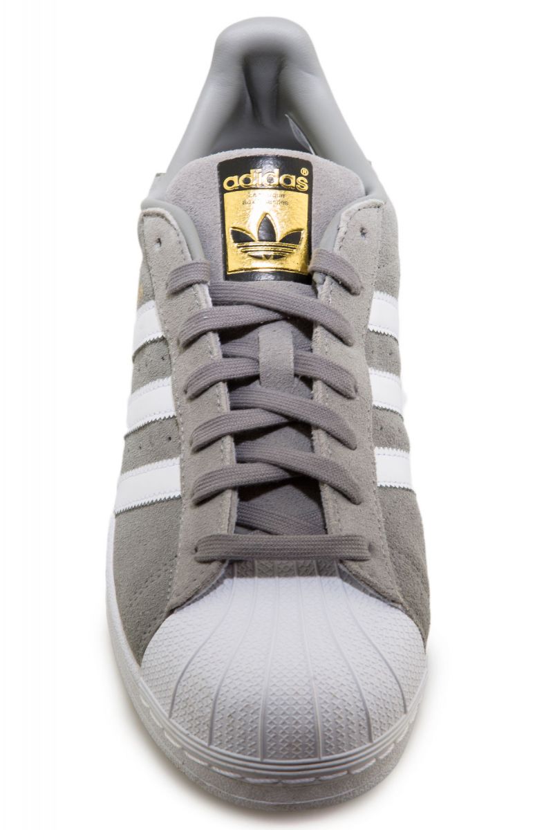 ADIDAS The Superstar Suede Sneaker in Grey S75141 PLNDR