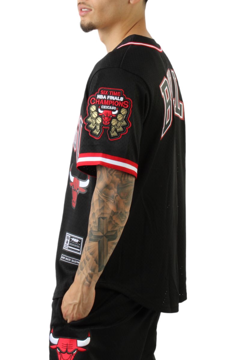 PRO STANDARD Chicago Bulls Logo Mesh-up Jersey BCB153898-BLK