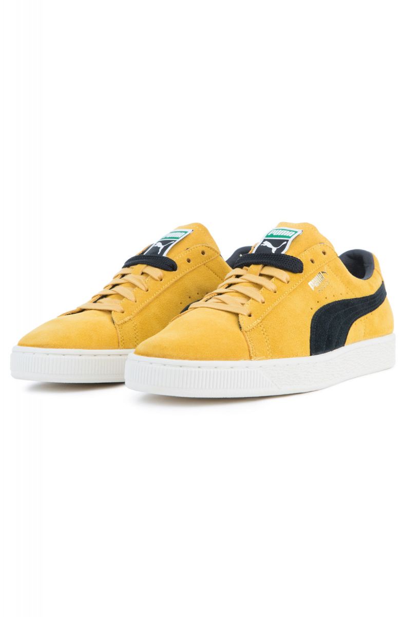 PUMA The Suede Classic Archive in Mineral Yellow and Puma Black ...