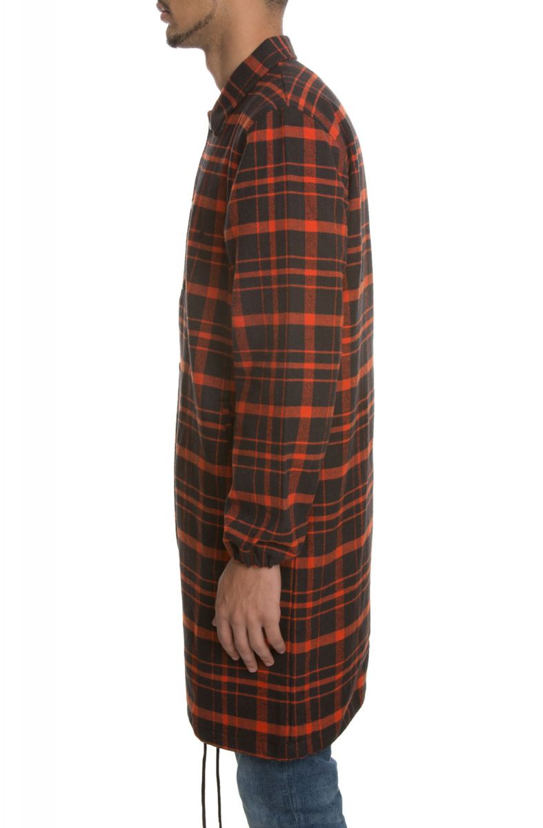 10 DEEP The Flannel Coach's Trench in Black 173TD0226BLK Karmaloop