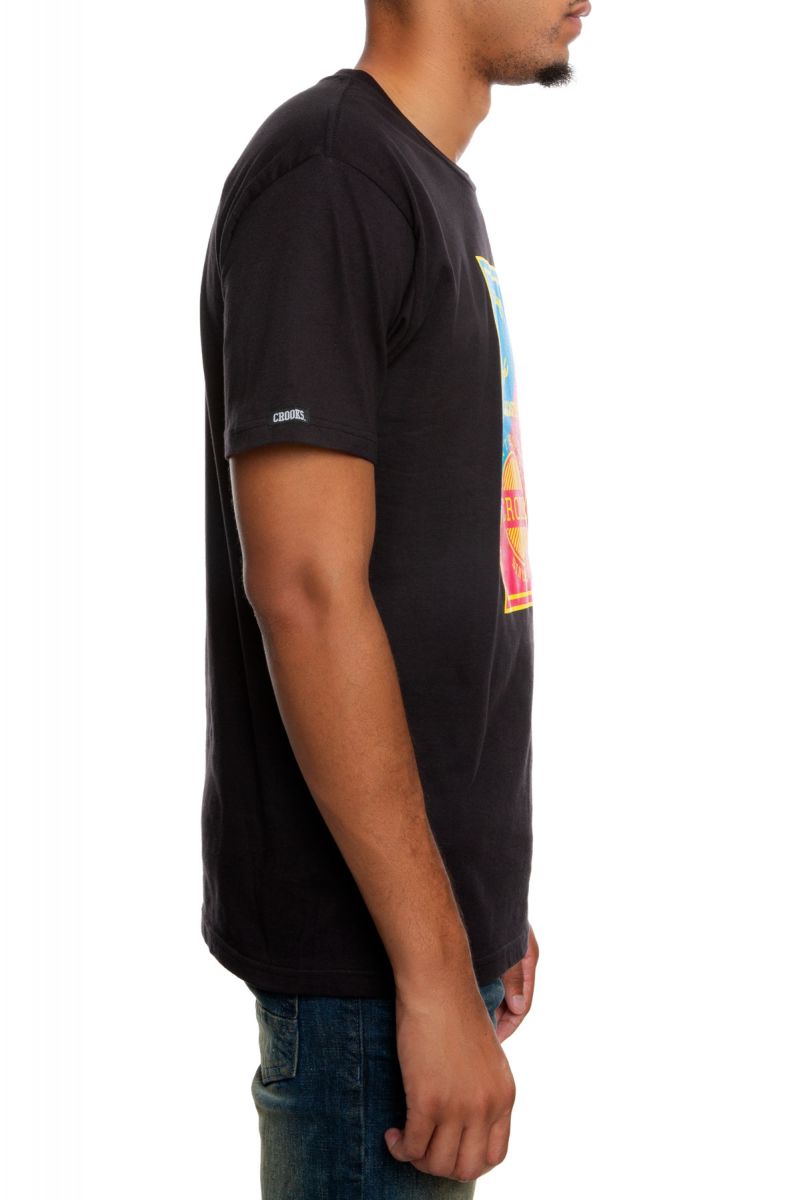 T-shirt Vintage Crooks & Castles XL - Motif Samouraï Guerrier Avec Cornes Et Bandana