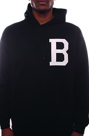 BREEZY EXCURSION Black Letterman B Hoodie FA18-1 - Karmaloop