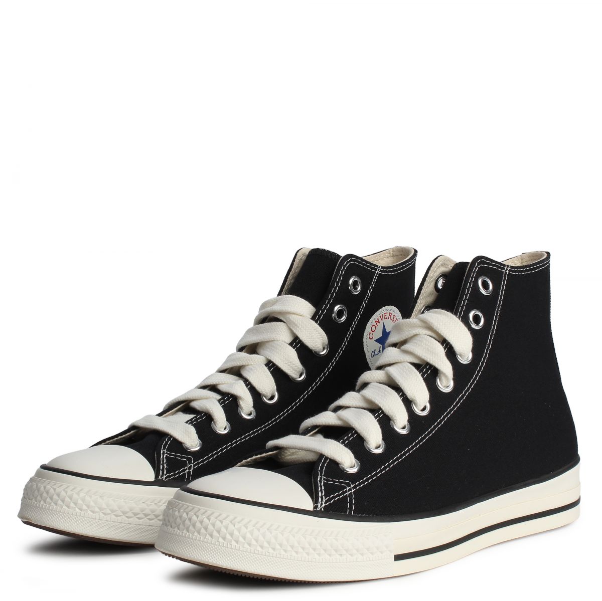 Converse Chuck Taylor Black High Top Sneakers in Black and Cream Trim CONVERSE Chuck Taylor All Star High Throwback A19079C  main image 3