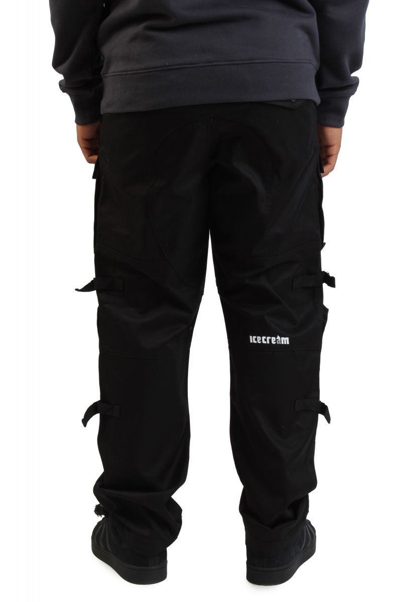 ICE CREAM Big Bag Cotton Cargo Pants 451-8106-BLK - Karmaloop