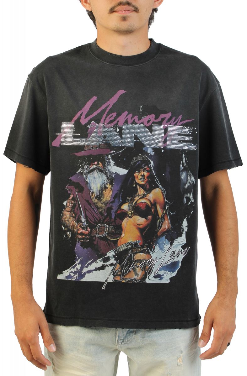 MEMORY LANE Plot Thickens T-Shirt ML-SMU26-1002BLK - Karmaloop