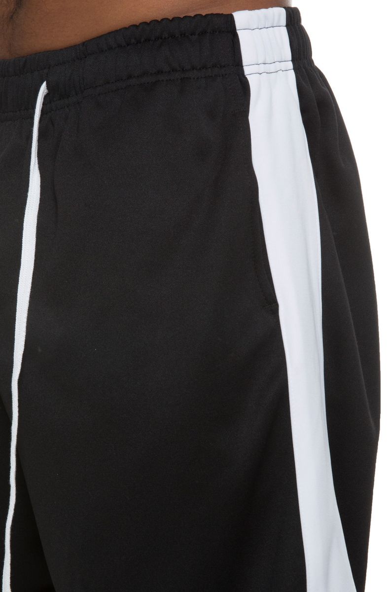 SEIZE&DESIST Colorblock Track Basketball Shorts (Black/White) SD2318 ...