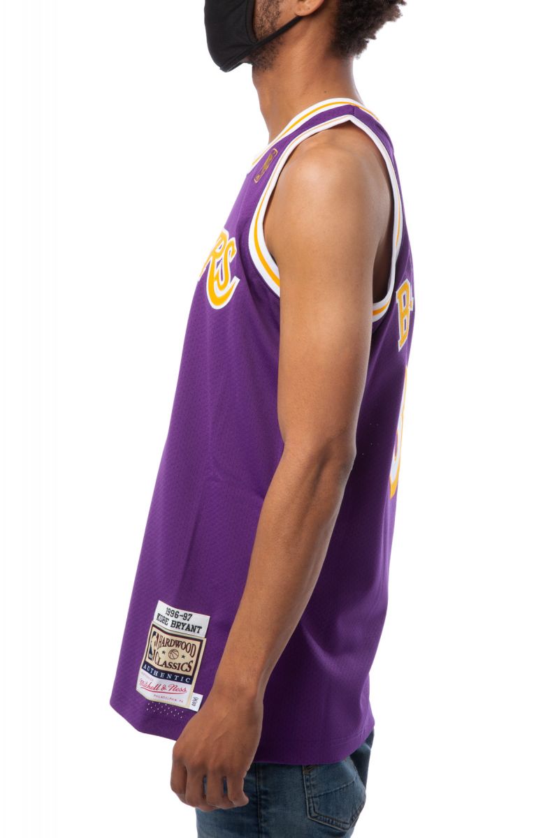 Men's Los Angeles Lakers Kobe Bryant Mitchell & Ness Purple 1996