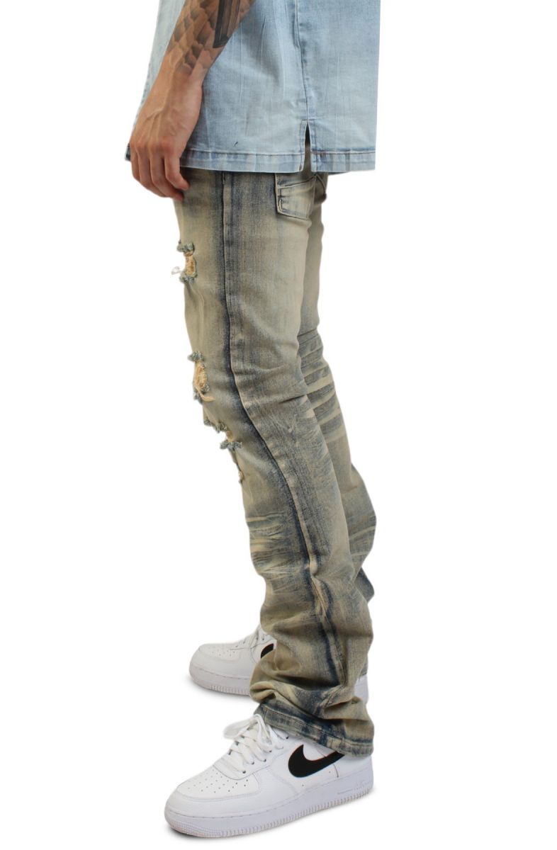 【COSYHARU】Pintuck Cat Grayish Balloon Denim COSYHARU】Pintuck Cat Grayish Balloon Denim ボトムス