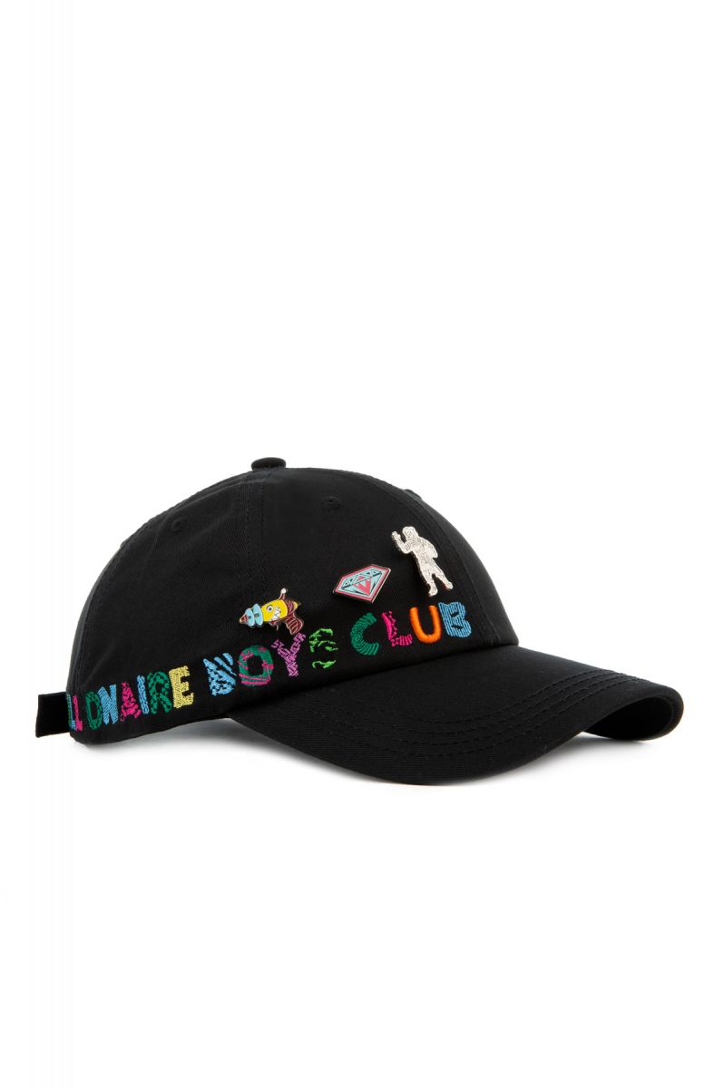 BILLIONAIRE BOYS CLUB Billionaire Dad Hat in Black 8914802BLACK