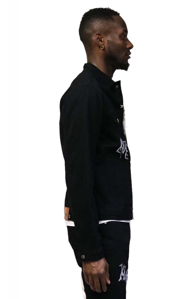 black colour half jacket