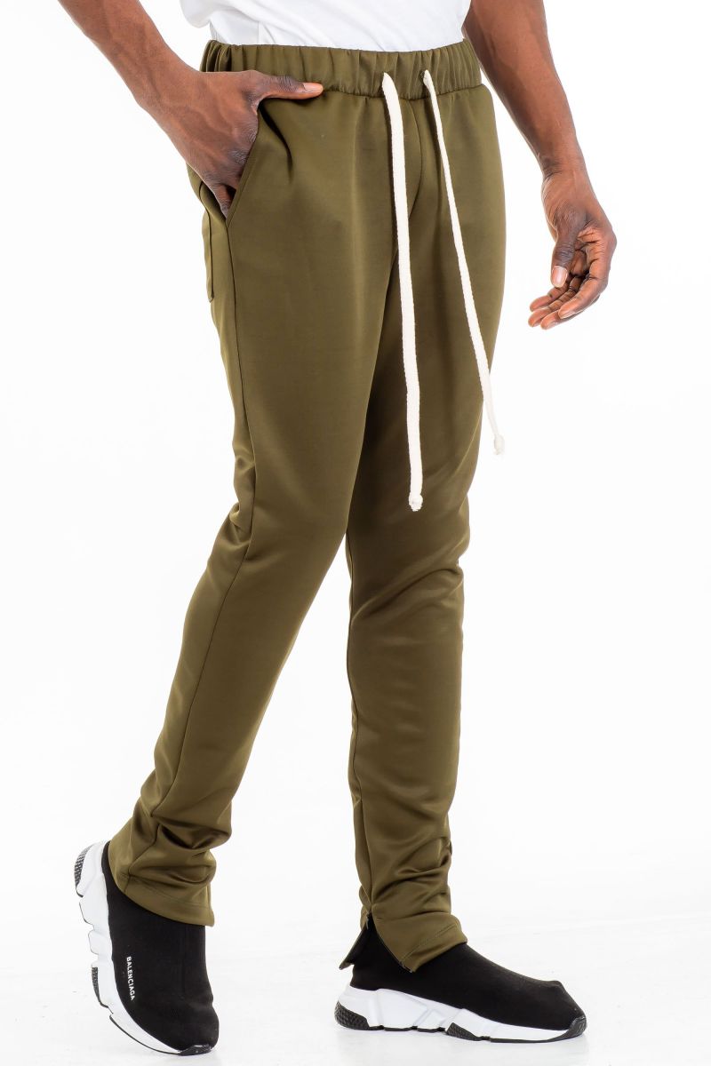 WEIV Basic Track Pants P201-OLIVE - Karmaloop