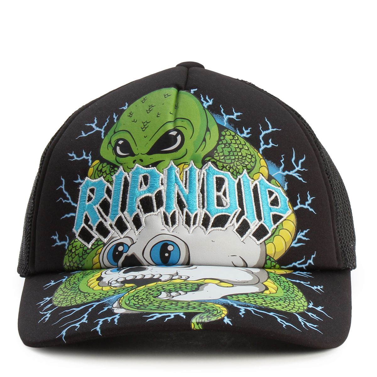 RIPNDIP Skull and Bones Trucker Hat RNDSUM25223 - Karmaloop