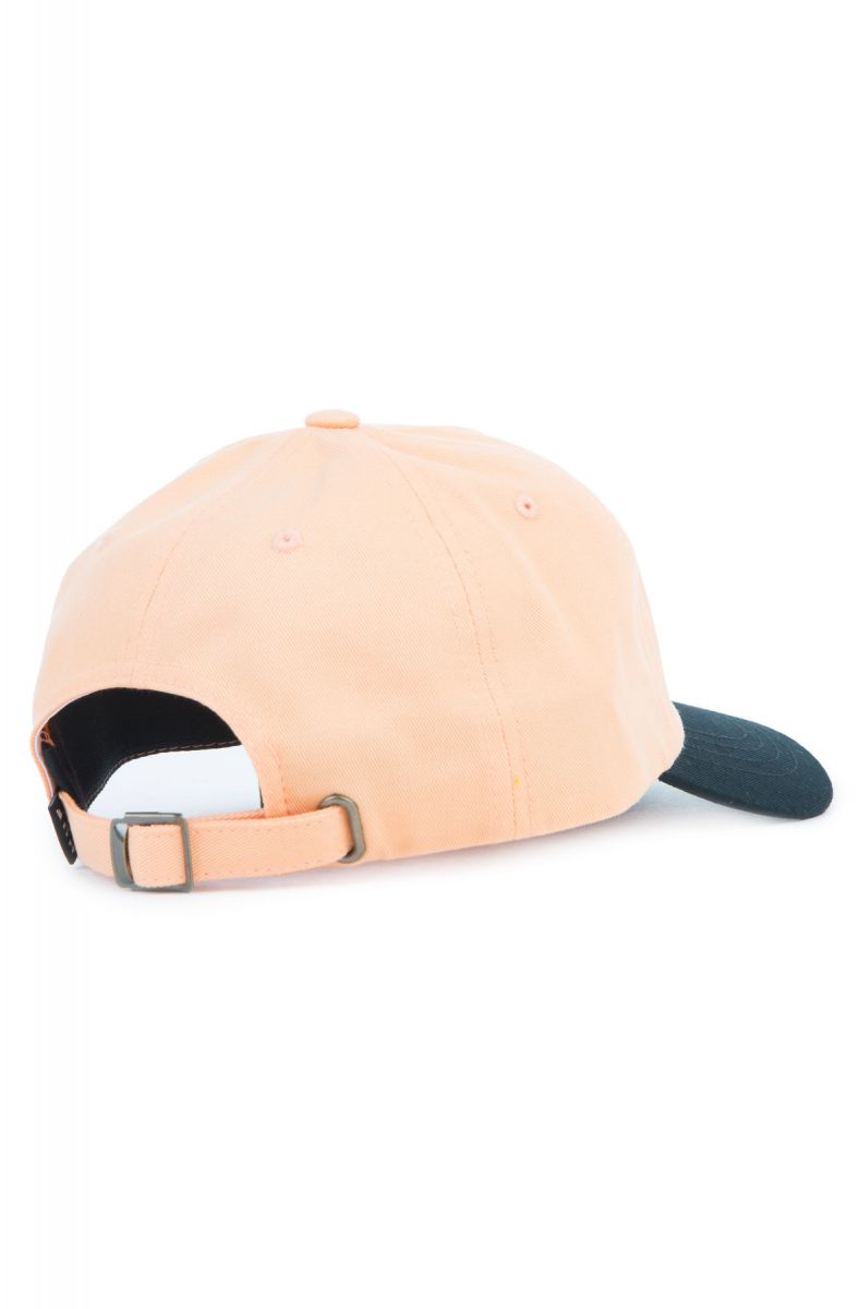 HUF The Classic H Curved Visor Dad Hat in Peach HT00220PCH Karmaloop