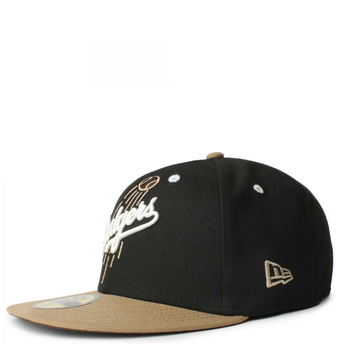 New Era 59Fifty Hat MLB Basic Los Angeles Dodgers LA Black/White Fitted