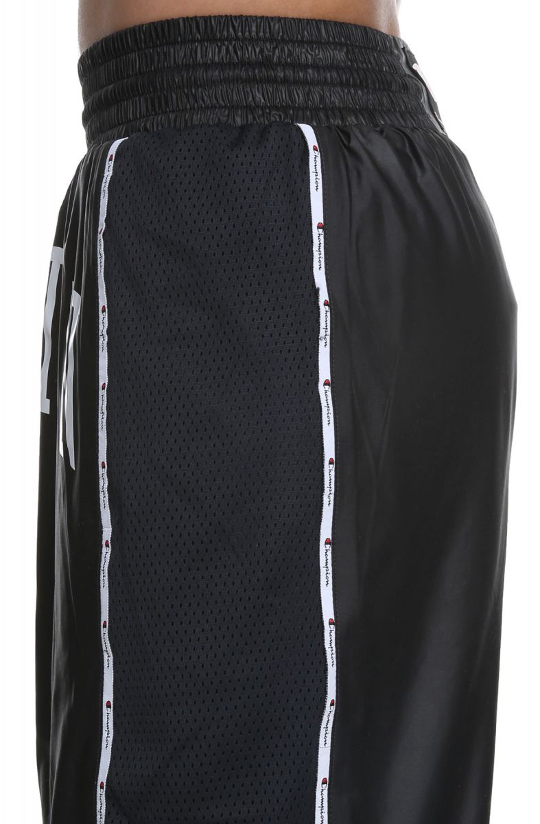 CHAMPION The Satin Boxing Trunks in Black/White 89660549731003