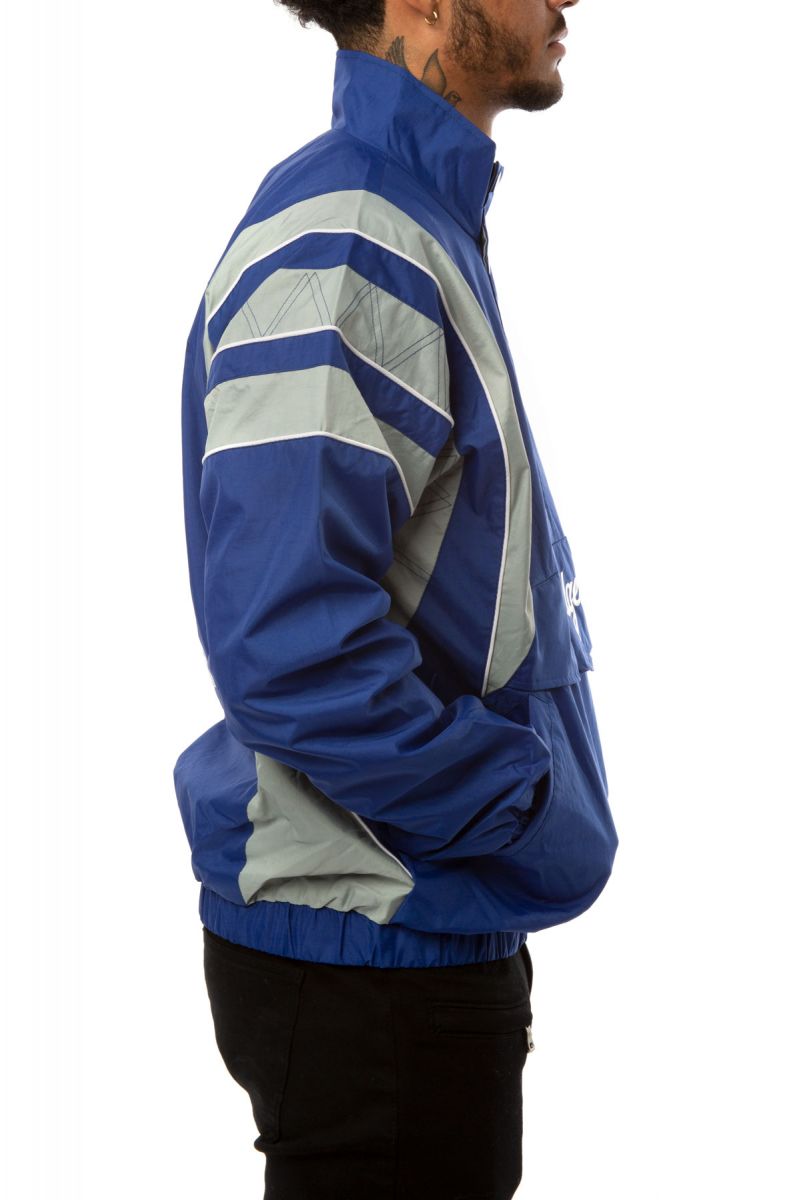 STARTER Los Angeles Dodgers Nylon 1/2 Zip Jacket LS050733LAD - Karmaloop