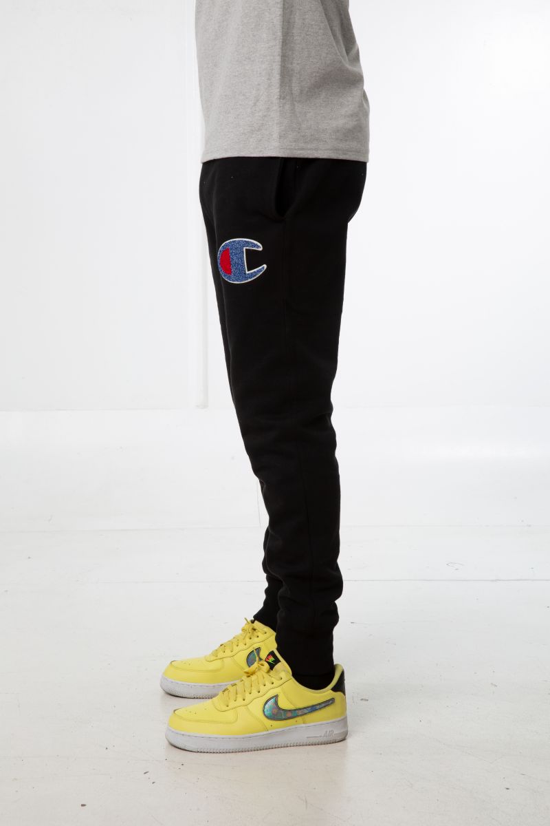 champion reverse weave big c chainstitch jogger