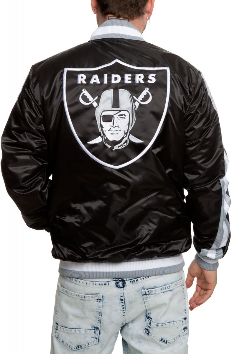 STARTER Oakland Raiders Varsity Jacket LS900061-RAD - Karmaloop