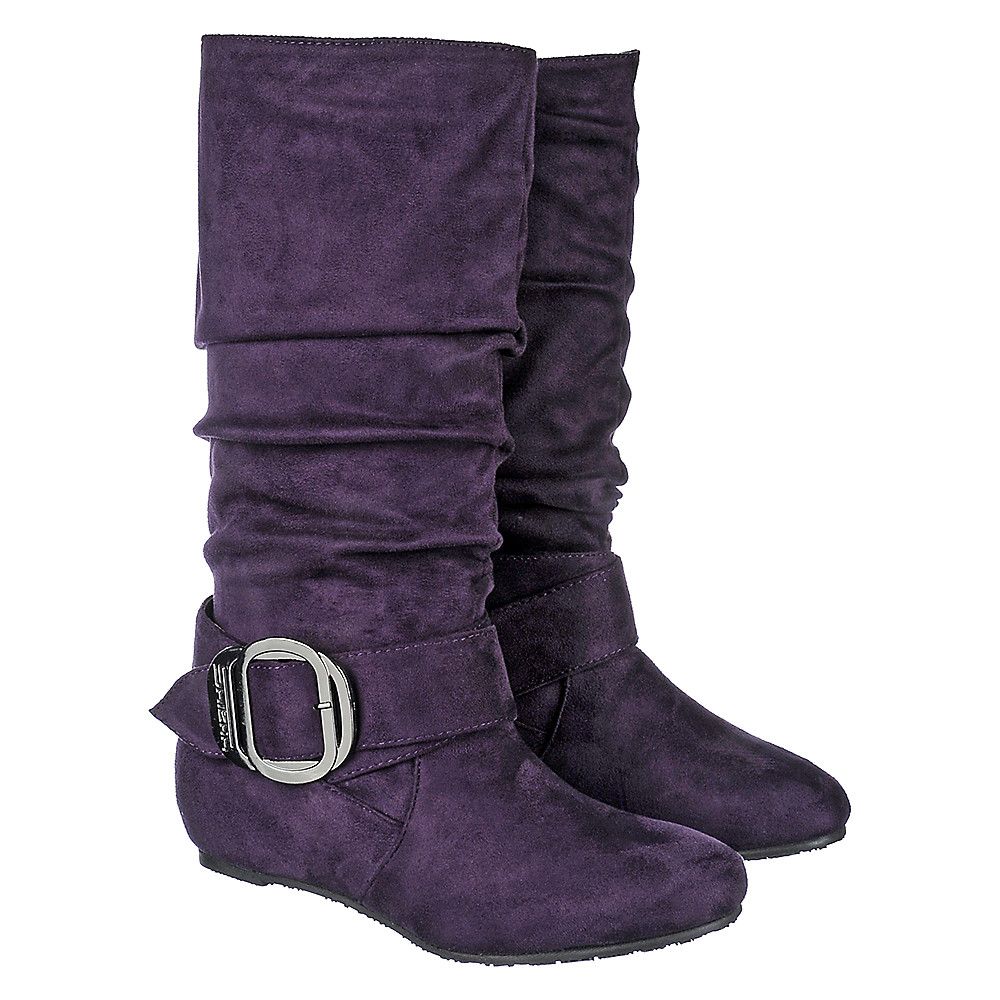 SOLE LA VIE Mid Calf Pocket Boot Candies 76AP Purple CANDIES 76A PURPLE PLNDR