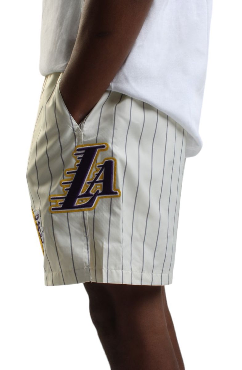 PRO STANDARD Los Angeles Lakers Pinstripe Short BLL3515421-ELY