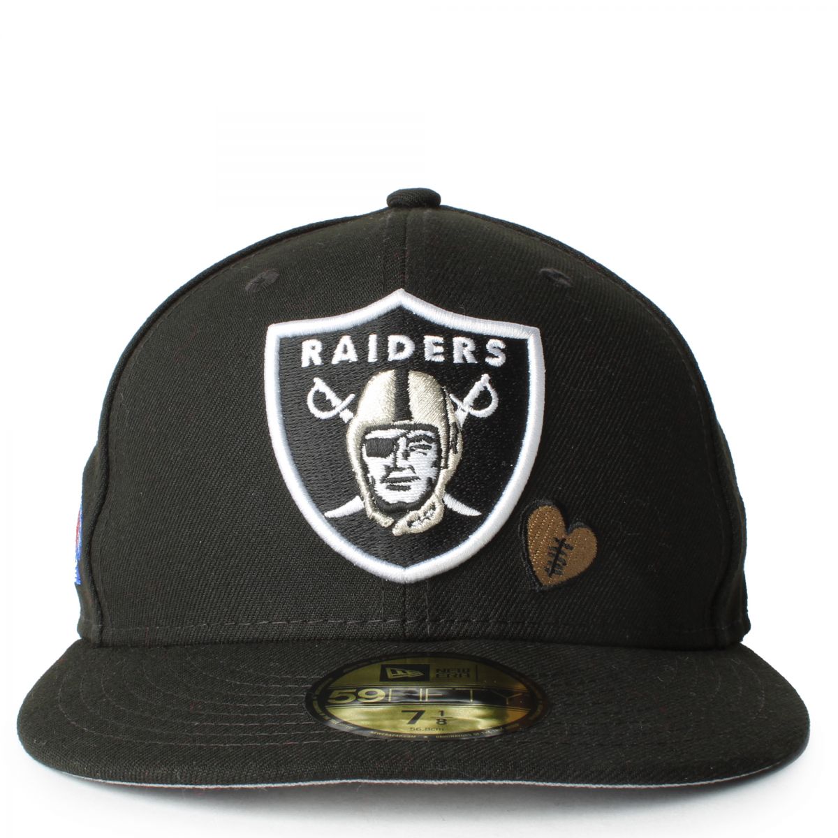 NEW ERA CAPS Las Vegas Raiders Team Heart 59FIFTY Fitted Hat 60243697 ...