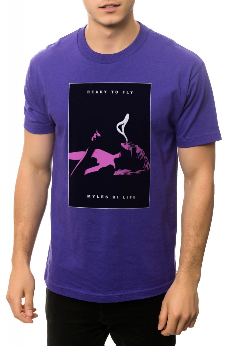 graphic tee purple