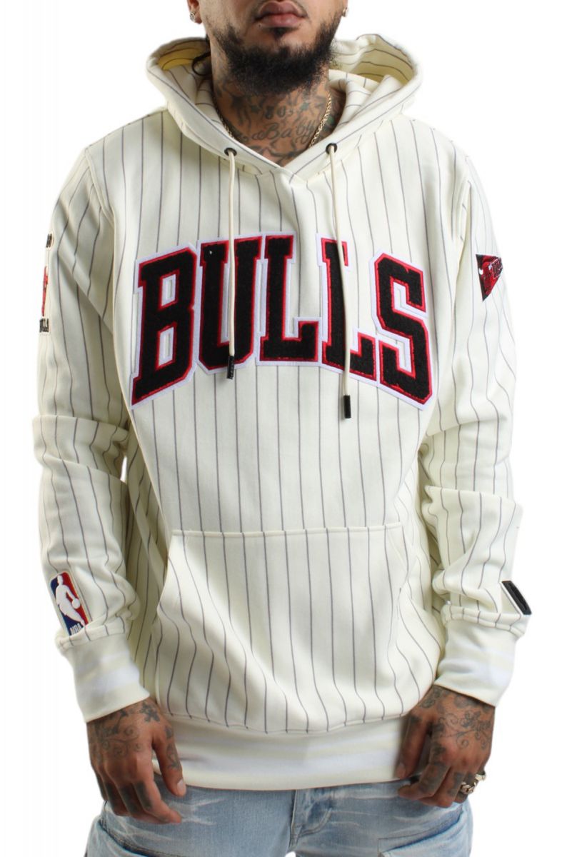 PRO STANDARD Chicago Bulls Pinstripe Hoodie BCB5515421-ELY - Karmaloop