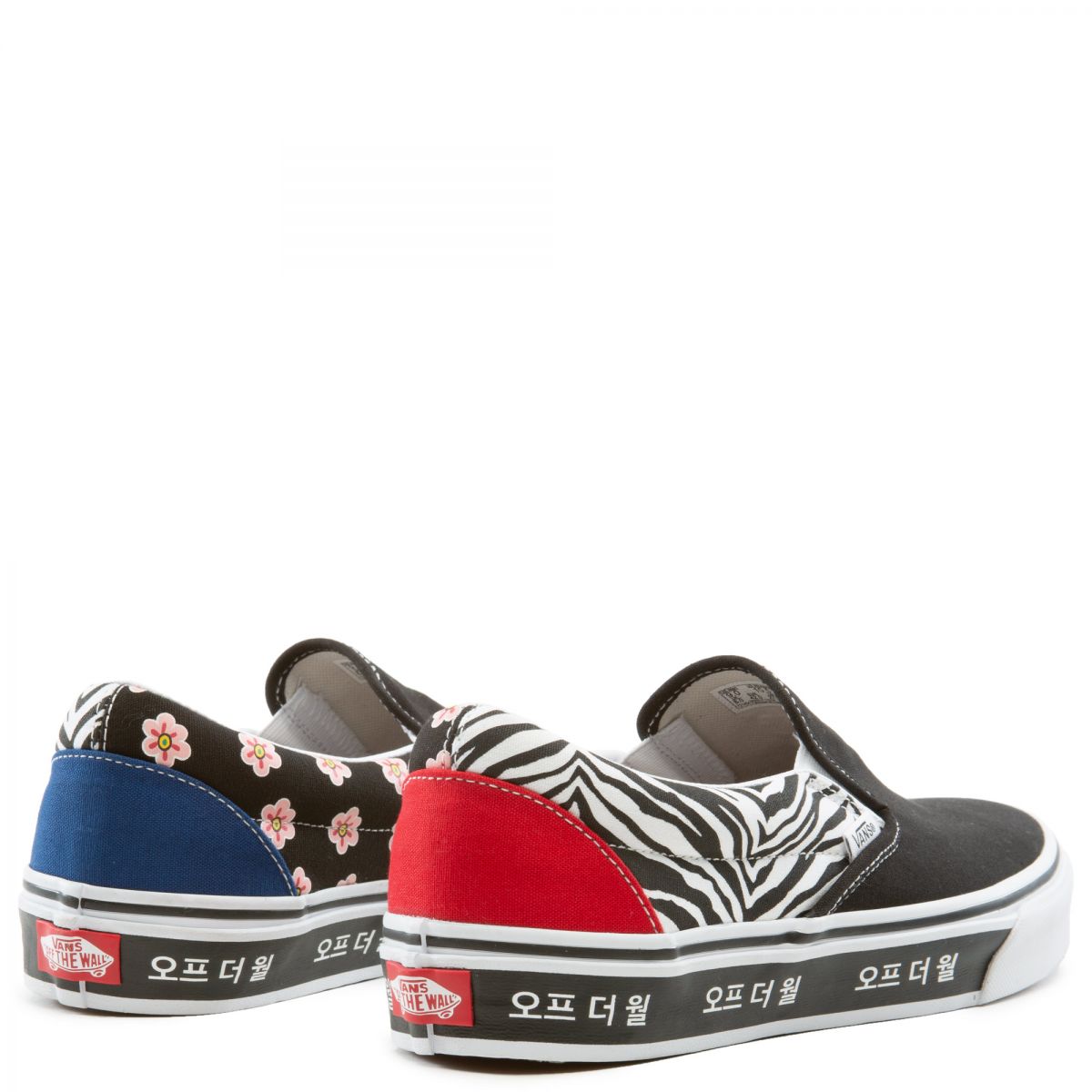 vans korean typography slip on
