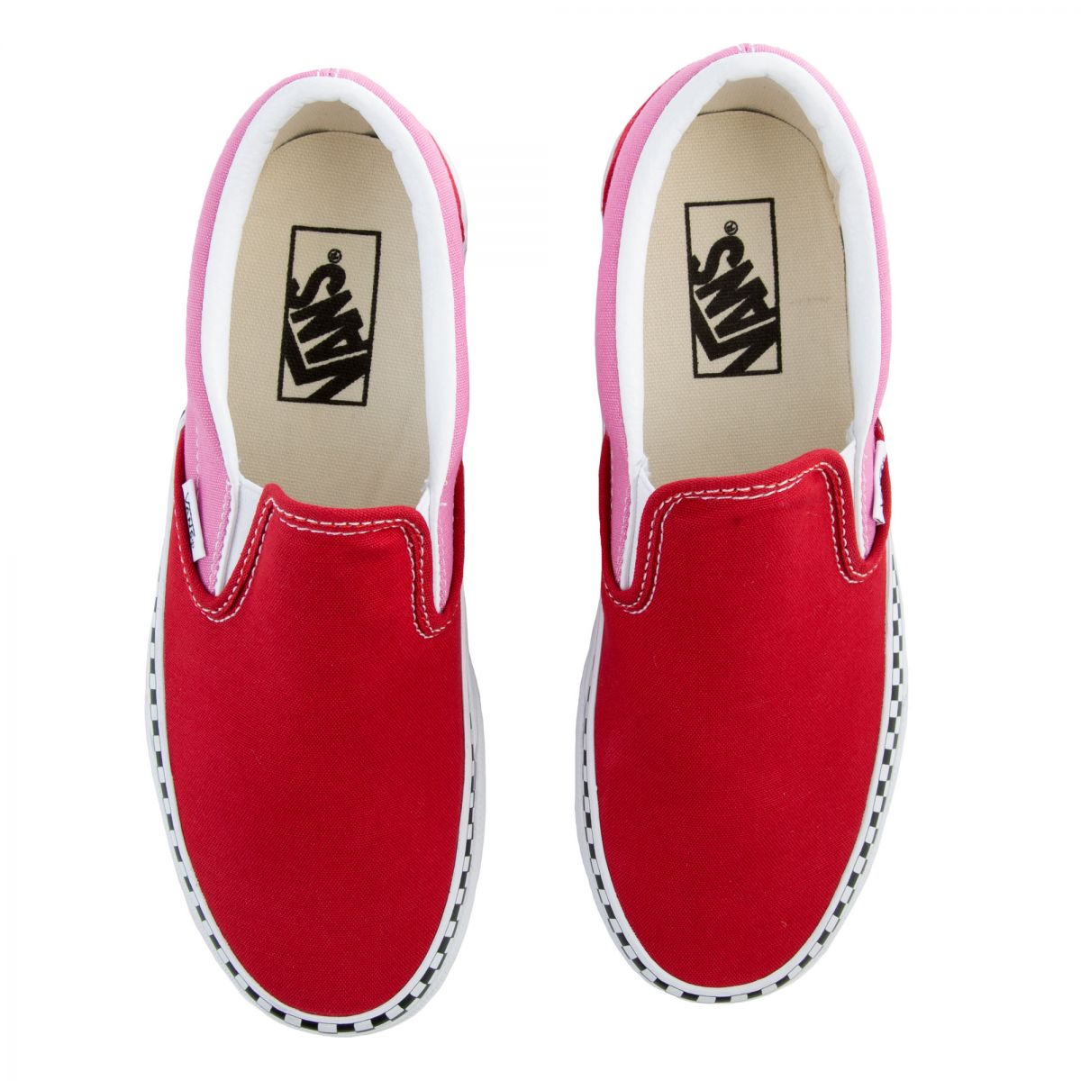 VANS Classic Slip-On Platform in Chili Pepper/Fuchsia VN0A3JEZWVX ...