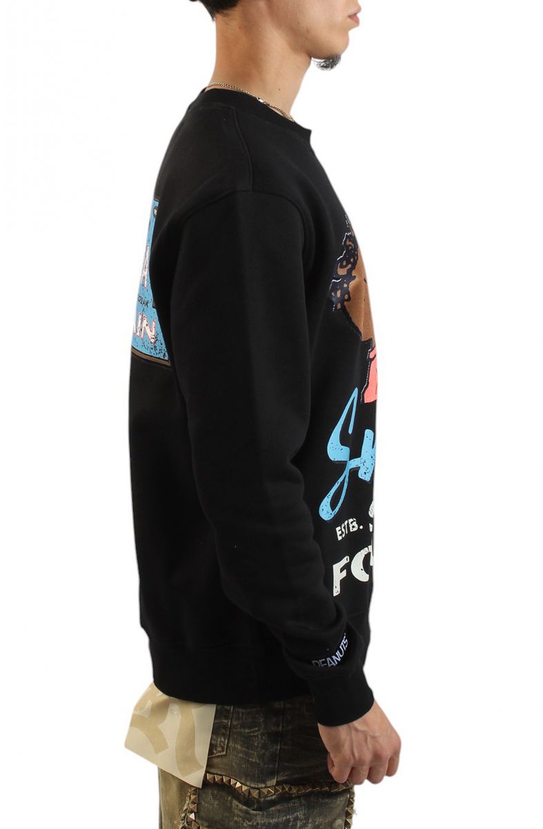 MAXIMA Snoopy Soda Fountain Crewneck PN50347-BLK - Karmaloop