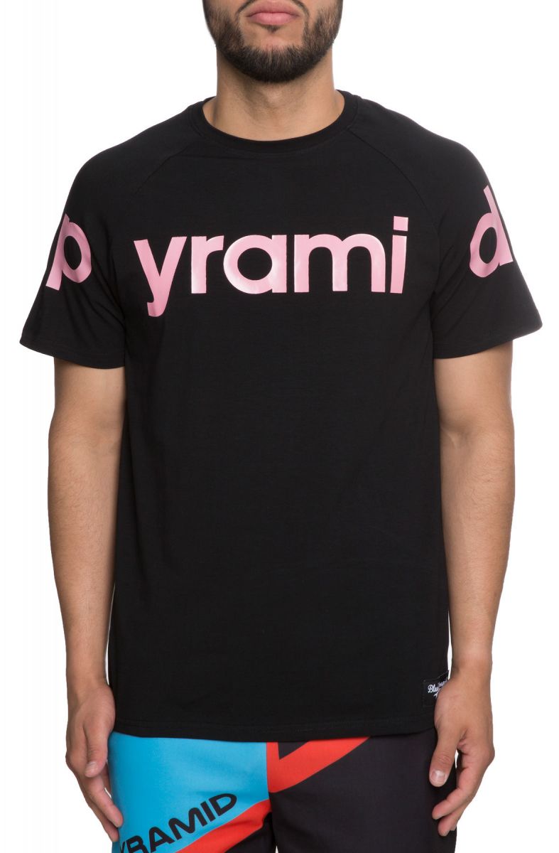 BLACK PYRAMID The Pyramid Raglan Tee in Black Y1161241-BLK - Karmaloop