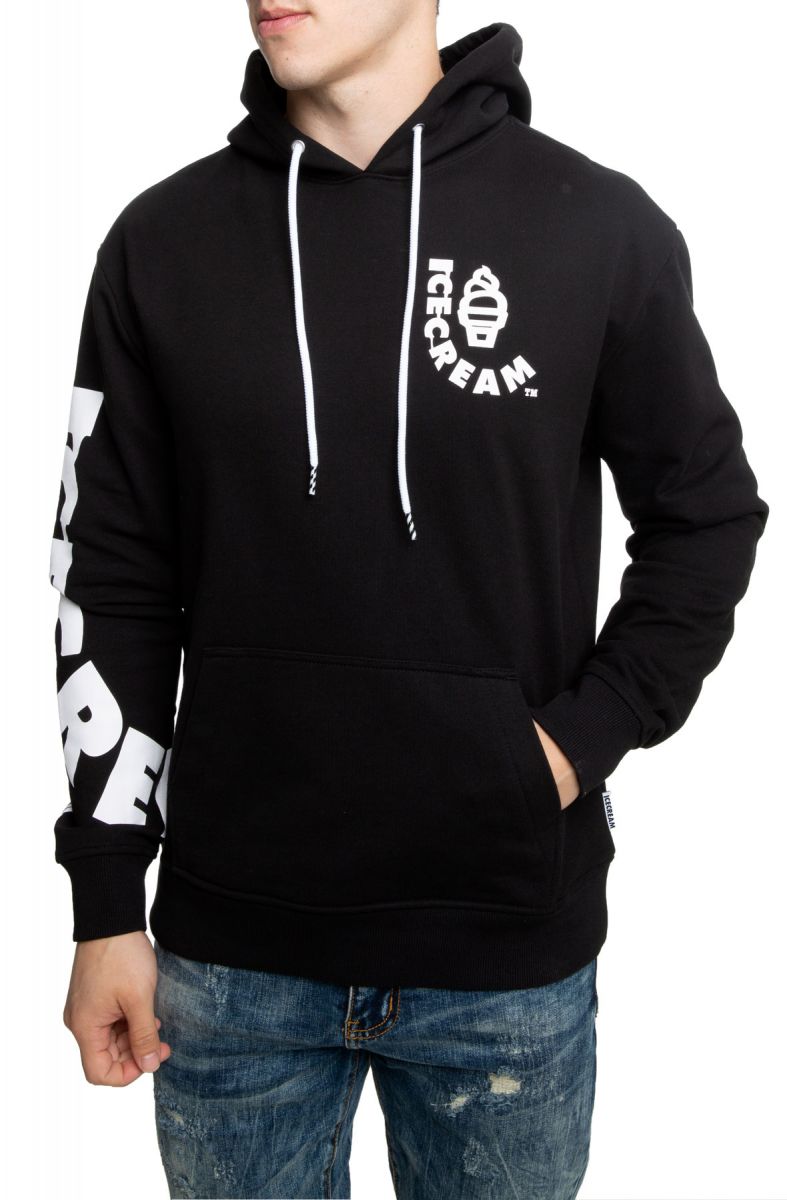 ICE CREAM Softee Hoodie in Black 401-1300-BLK - Karmaloop