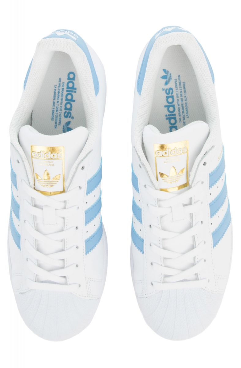 adidas light blue stripes