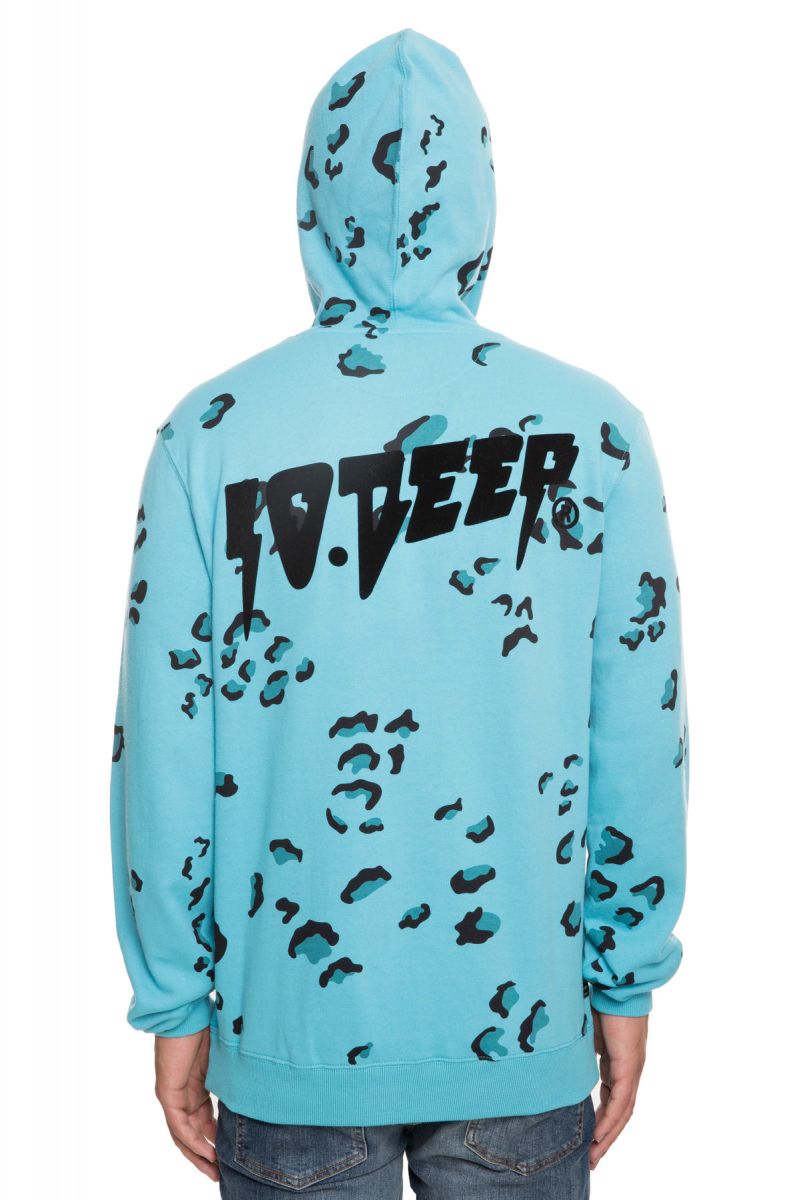 10 DEEP 10 Deep XXX USA Sound & Fury Hoodie in Water Camo 181TD4026-CMO -  PLNDR