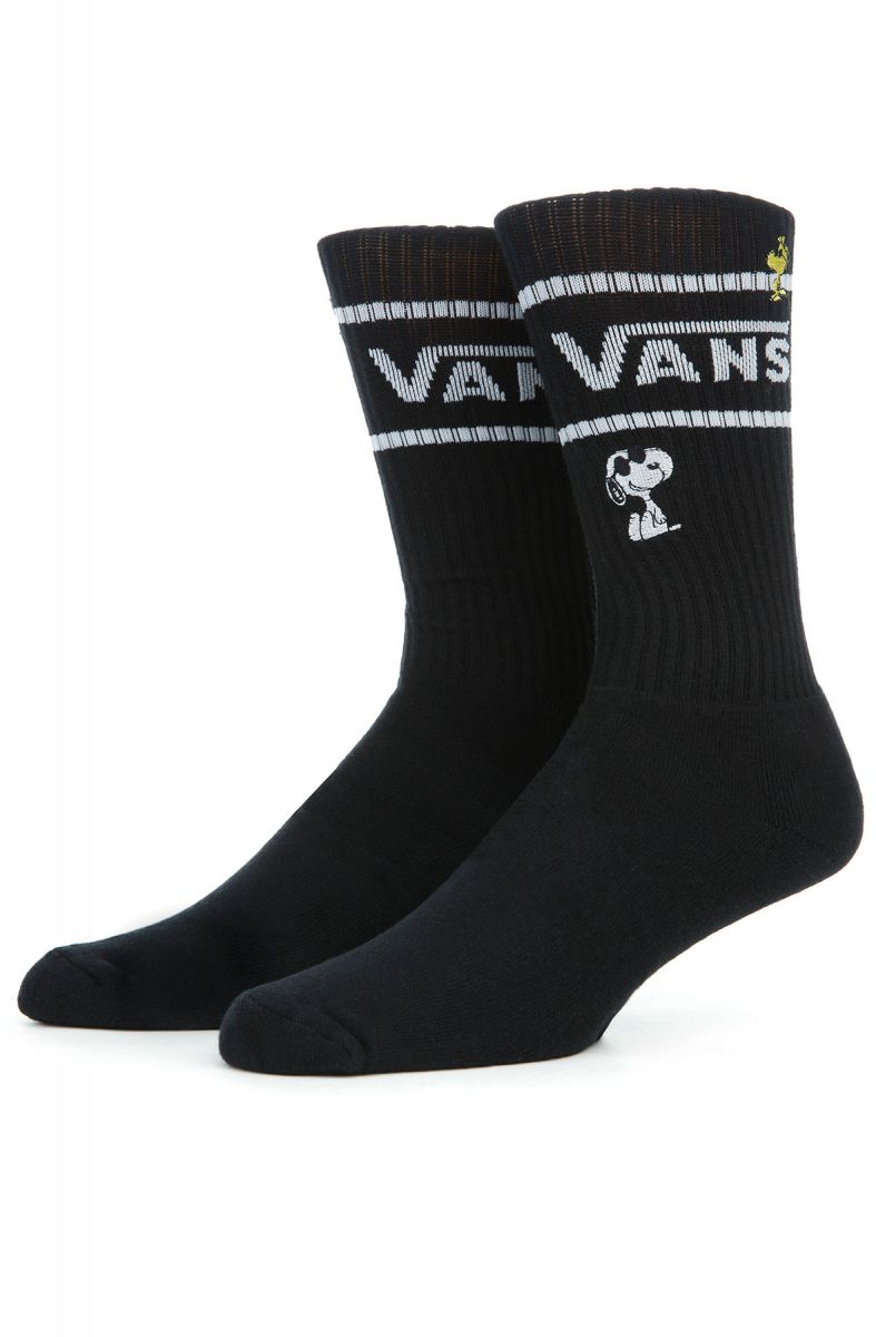Vans Socks Vans x Peanuts Crew Black (Size 9.513) Black
