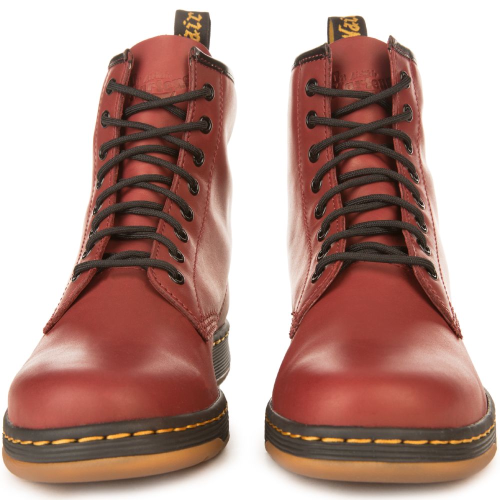 Doc martens newton hot sale cherry red