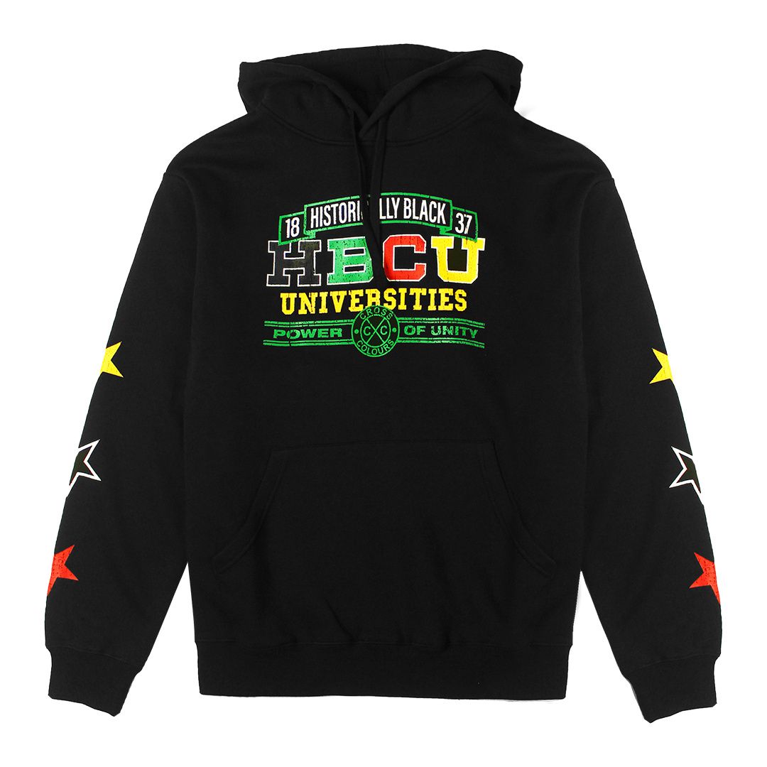 CROSS COLOURS HBCU Power In Unity Hoodie - Black H80223PIU-BLK-BLACK ...