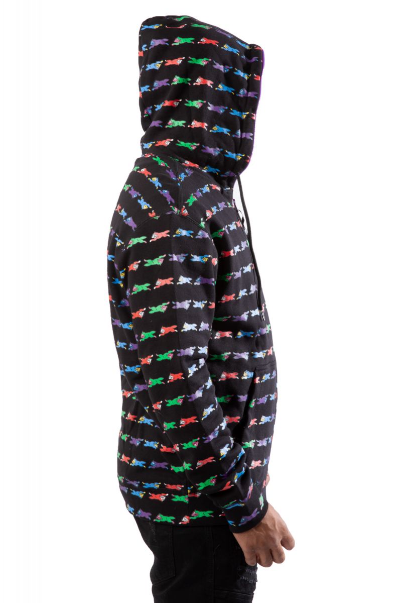 ICE CREAM / パーカー/XL/コットン/BEG/総柄/401-2302 ICE CREAM Grass Zip-Up Hoodie 411-7307-BLK - Karmaloop