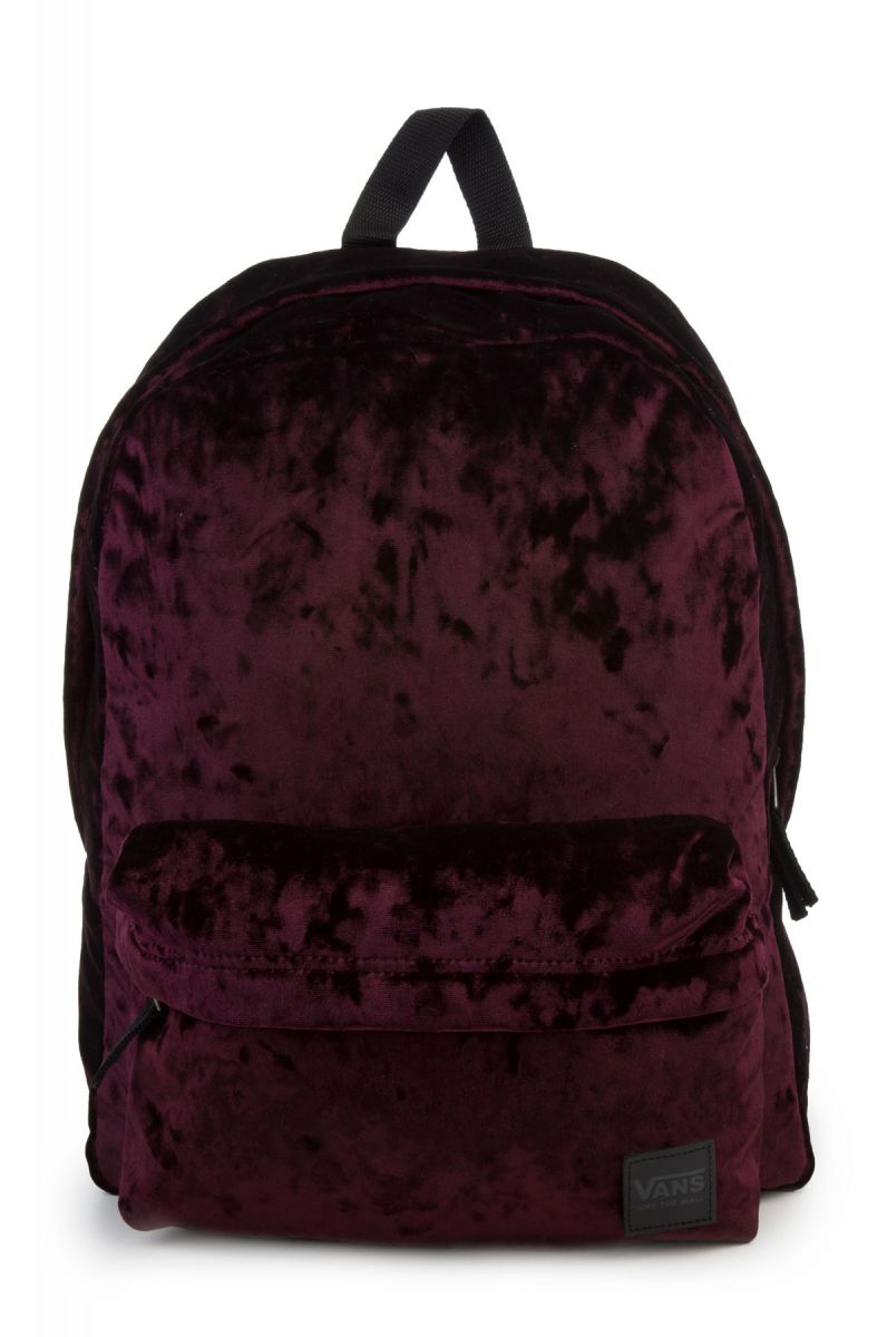 vans velvet backpack