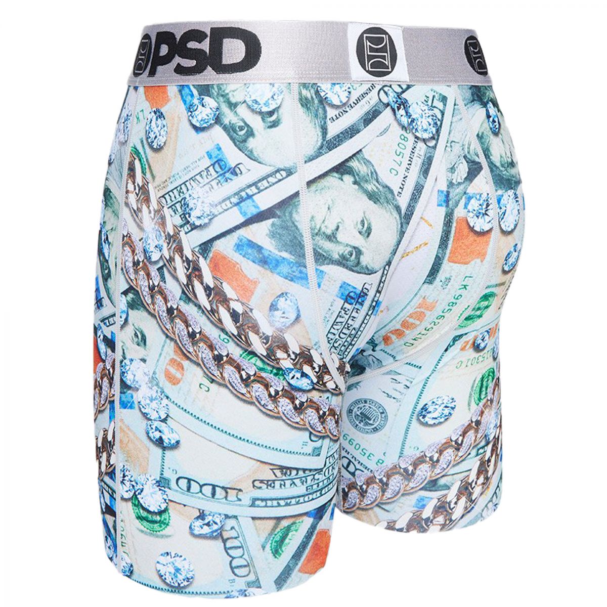 PSD Underwear Rick and Morty 2 Birds Mens Boxer Briefs Green 