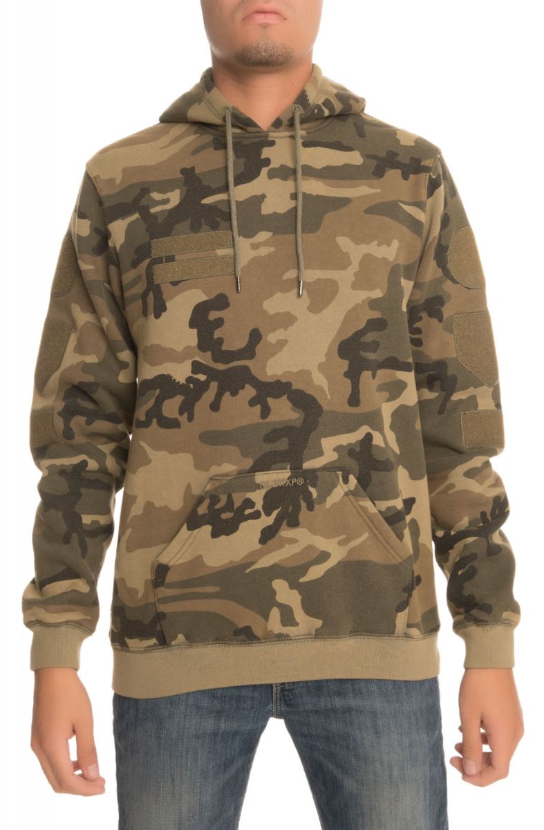 10 Deep Hoodie Relieved Of Duty Faded Woodland Camo