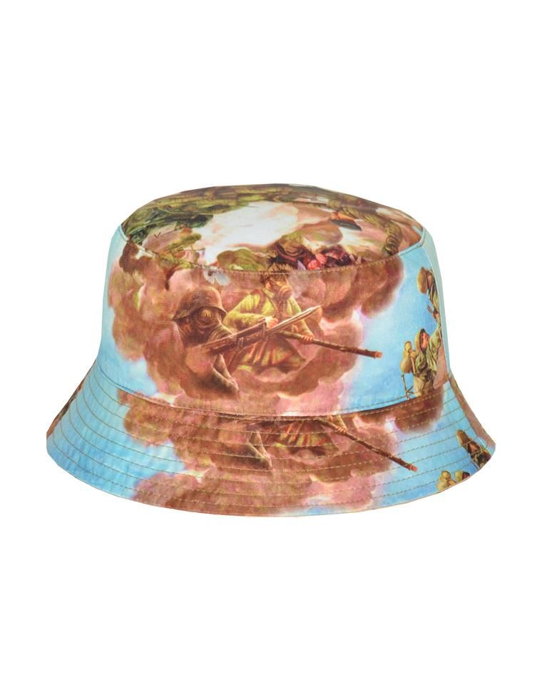 THE HIDEOUT CLOTHING Affiliated Reversible Bucket Hat HDTCLTHNG-A0AE2B ...