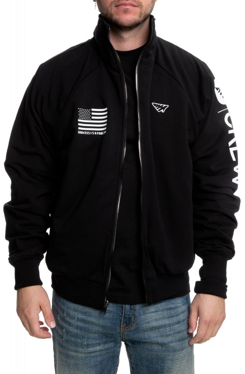 PAPER PLANES Reversible Dragon Bomber in Black 100561-BLACK - Karmaloop