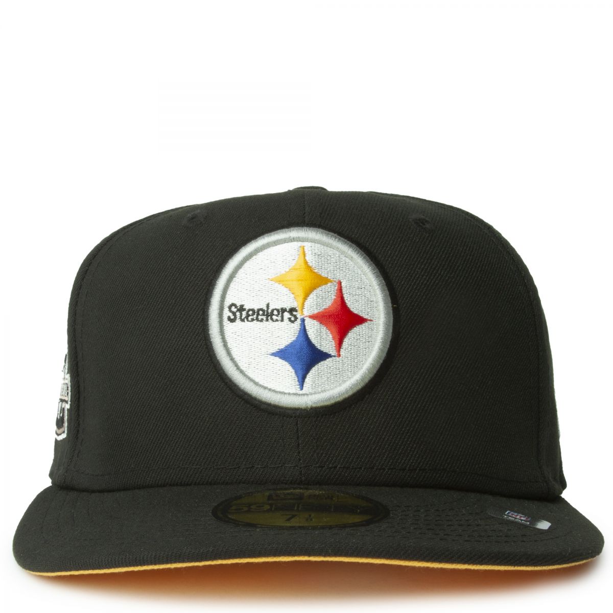 New Era Caps Pittsburg Steelers Black 59FIFTY Fitted Hat Men 6 7/8 - Streetwear -  - Hats 6 7/8