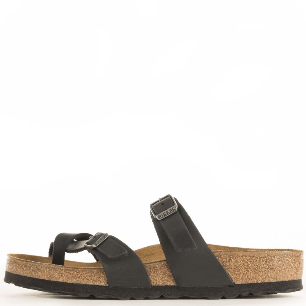 BIRKENSTOCK Birkenstock Mayari Black Oiled Leather Sandal BLACK 0171481 - Karmaloop