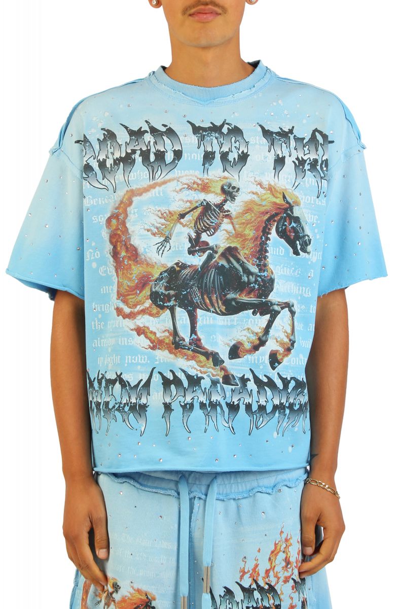 FIRST ROW Road To Paradise T-Shirt FRM3058B-SKY - Karmaloop