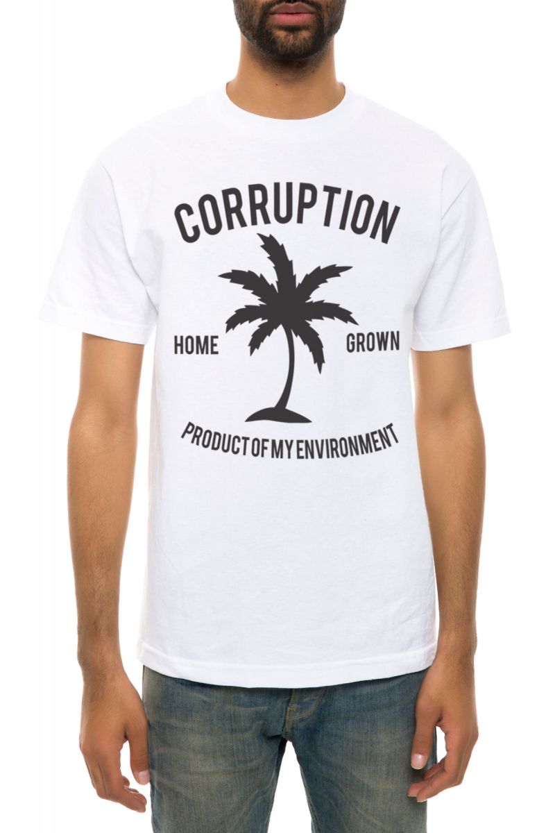 TLR & CO. The Corruption Tee in White SV-CORRUPTION-TEE-WHT - Karmaloop