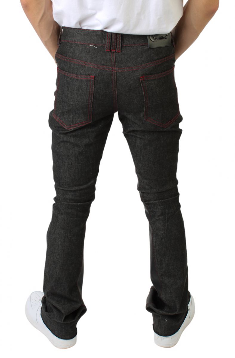 QUALIFIED DENIM Raw Stack Jean QDL-230012SK - Karmaloop